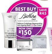 Bid Nike Defence Code Xage Regenerating Anti-Ageing Mask Or Eye Cream-Each