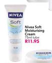 Nivea Soft Moisturising Cream-75ml Tube 