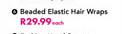 Beaded Elastic Hair Wraps-Each