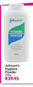 Johnson's Hygiene Powder-200g