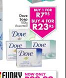 Dove Soap-4 x 100g