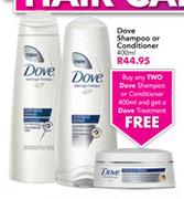 Dove Shampoo Or Conditioner-400ml