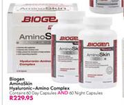 Biogen Amino Skin Hyaluronic-Amino Complex Contains 60 Day Capsules And 60 Night Capsules