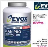 Evox Lean Pro Diet Protein-1.5Kg Assorted