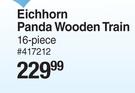 Eichhorn Panda Wooden Train 16 Piece