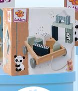 Eichhorn Panda Block Wagon 12 Piece
