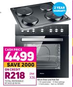 Hisense 60cm Oven And Hob Set