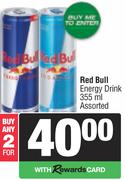 Red Bull Energy Drink Assorted-For Any 2 x 355ml