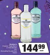 Stretton's Original Triple Berry Or Wild Berries Gun (Excluding Double Cut)-750ml Each