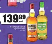 Southern Comfort Original Or Lime-750ml Each