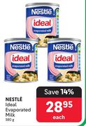 Nestle Ideal Evaporated Milk-380g Each