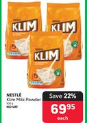 Nestle Klim Milk Powder-500g Each