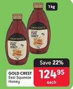 Gold Crest Eezi Squeeze Honey-1Kg Each
