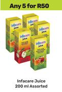 Infacare Juice Assorted-For Any 5 x 200ml