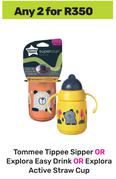 Tommee Tippee Sipper Or Explora Easy Drink Or Explora Active Straw Cup-For Any 2