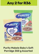 Purity Mabele Baby's Soft Porridge Assorted-For Any 2 x 350g