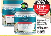 Lifestyle Food Odourless Coconut Oil-1L Each