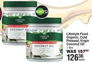 Lifestyle Food Organic, Cold Pressed, Virgin Coconut Oil-1L Each