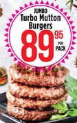 Nagiah's Jumbo Turbo Mutton Burgers-Per Pack