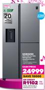 Samsung 613Ltr Side-By-Side Refrugerator RH65A5411M9/FA