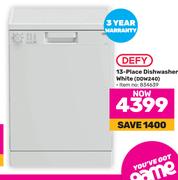 Defy 13-Place Dishwasher (White) DDW240