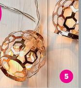 Indoor 10 LED Metal Lantern Lights-Each