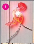 Indoor 10 LED Flamingo Lights-Each