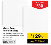 Marco Polo Porcelain Tiles-600mm x 600mm Per Sqm