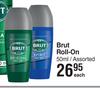 Brut Roll On Assorted-50ml Each