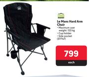 Campmaster Le Mans Hard Arm Chair