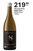 Kloovenburg Eight Feet White Wine-750ml Each