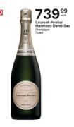 Laurent Perrier Harmony Demi Sec Champagne-750ml Each