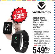 Volkano Tech Serene Series Fitness Watch With Heart Rate Monitor-Each