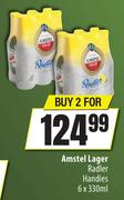 Amstel Lager Radler Handies-For 2 x 6 x 330ml