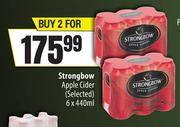 Strongbow Apple Cider (Selected)-For 2 x 6 x 440ml