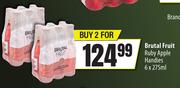 Brutal Fruit Ruby Apple Handies-For 2 x 6 x 275ml