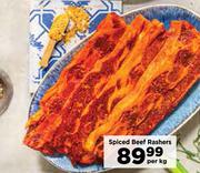 Spiced Beef Rashers-Per Kg