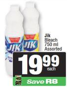 Jik Bleach Assorted-750ml Each