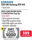 Samsung 128GB Galaxy A15 4G Smartphone-On Red Core More Data