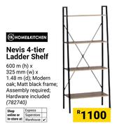 Home & Kitchen Nevis 4 Tier Ladder Shelf 600mm (h) x 325mm (w) x 1.48m (d) (782740)