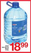 SPAR Still Spring Water-5 Litre