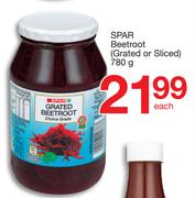 SPAR Beetroot (Grated Or Sliced)-780g Each