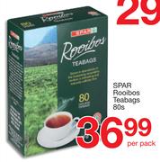 SPAR Rooibos Teabags-80's Per Pack