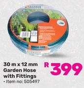 Garden Master 30m x 12mm Garden Hose With Fittings