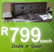 6 Botton Double Or Queen Headboard