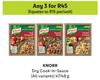 Knorr Dry Cook In Sauce (All Variants)-For Any 3 x 47/48g