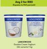 Lancewood Double Cream Yoghurt (All Variants)-For 2 x 1Kg
