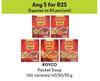 Royco Packet Soup (All Variants)-For Any 5 x 40/50/55g