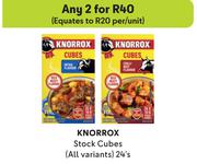 Knorrox Stock Cubes (All Variants)-For Any 2 x 24's