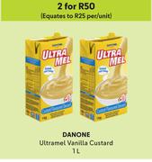 Danone Ultramel Vanilla Custard-For 2 x 1L